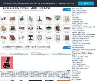 Free 3D Models and Objects Archive on free3D.io Page 1.